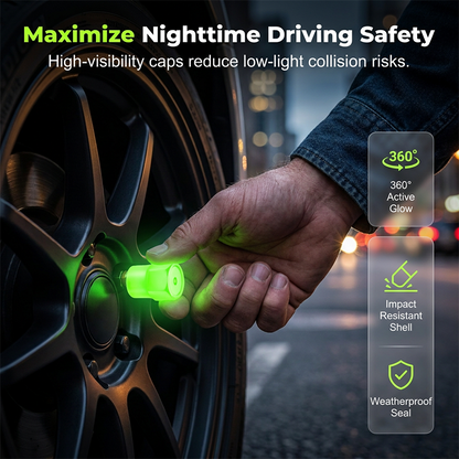📢📢50% OFF !! ⏰ Universal Luminous Tire Valve Caps🪄🚗