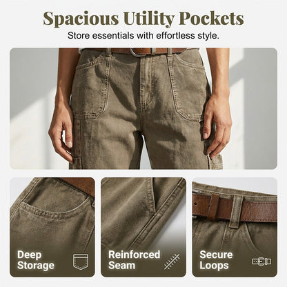 👖 52% OFF NOW! 🌿 Women's Relaxed Casual Cargo Capris – Spacious Utility Pockets, Breathable Fabric & Relaxed Fit – Everyday Comfort, Warm Weather Ready ✨