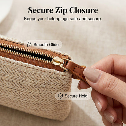 📢📢50% OFF !! ⏰Women's Woven Straw Shoulder Clutch Bag