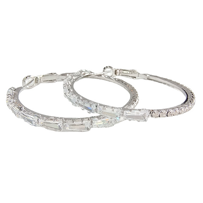 💎 50% OFF NOW! ✨ Women's Sparkling CZ Hoop Earrings – Micro-Paved, Lightweight Copper & Bold Design – Elegant, Versatile & Perfect Gift 💫