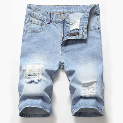 Vintage Distressed Denim Shorts