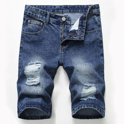 Vintage Distressed Denim Shorts