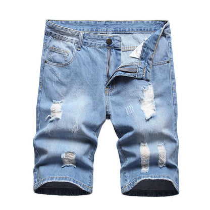 Vintage Distressed Denim Shorts
