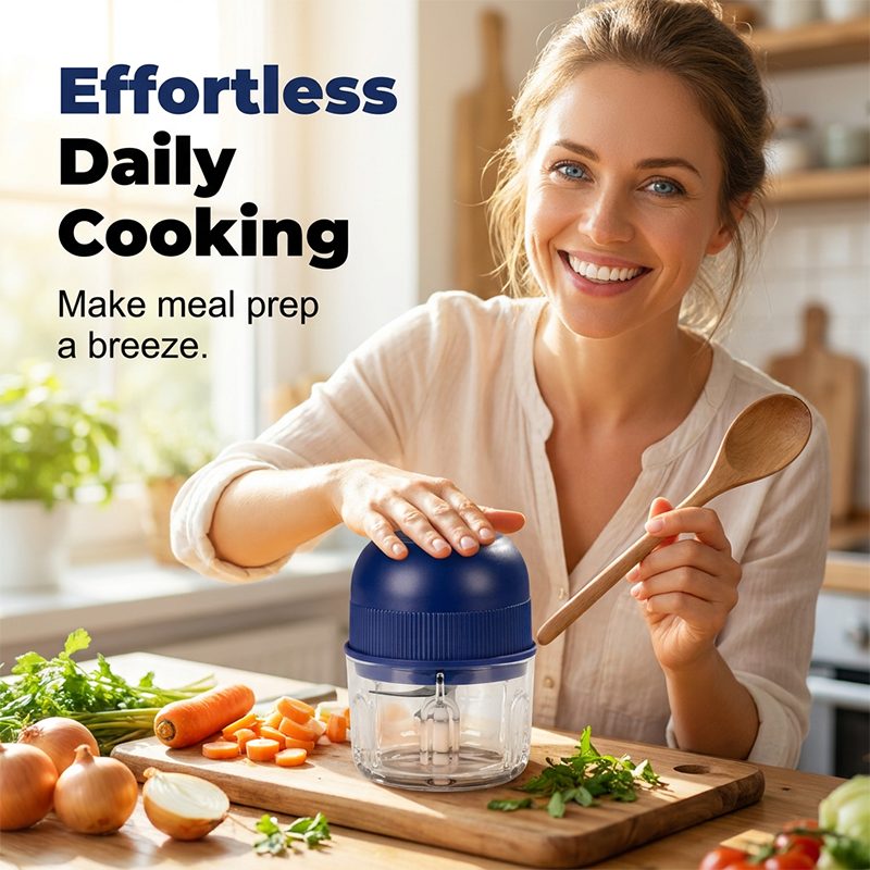 🥳 Mini Electric Garlic Chopper Press with Container & 💕Food processor💕