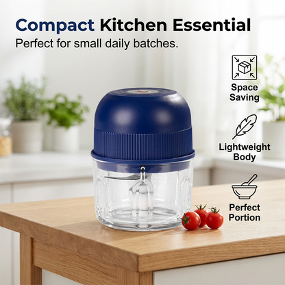 🥳 Mini Electric Garlic Chopper Press with Container & 💕Food processor💕