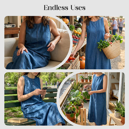 👗 LIMITED-TIME 50% OFF! 💥 Women's Summer Casual Denim Dress – Classic, Breezy, Effortlessly Stylish ✨