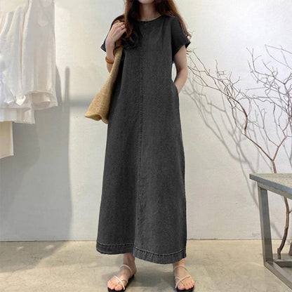 👗 LIMITED-TIME 50% OFF! 💥 Women's Summer Casual Denim Dress – Classic, Breezy, Effortlessly Stylish ✨