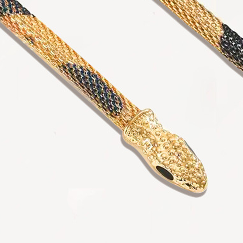 Multi-Wear Flexible Snake Choker Necklace