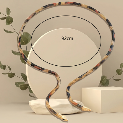 Multi-Wear Flexible Snake Choker Necklace