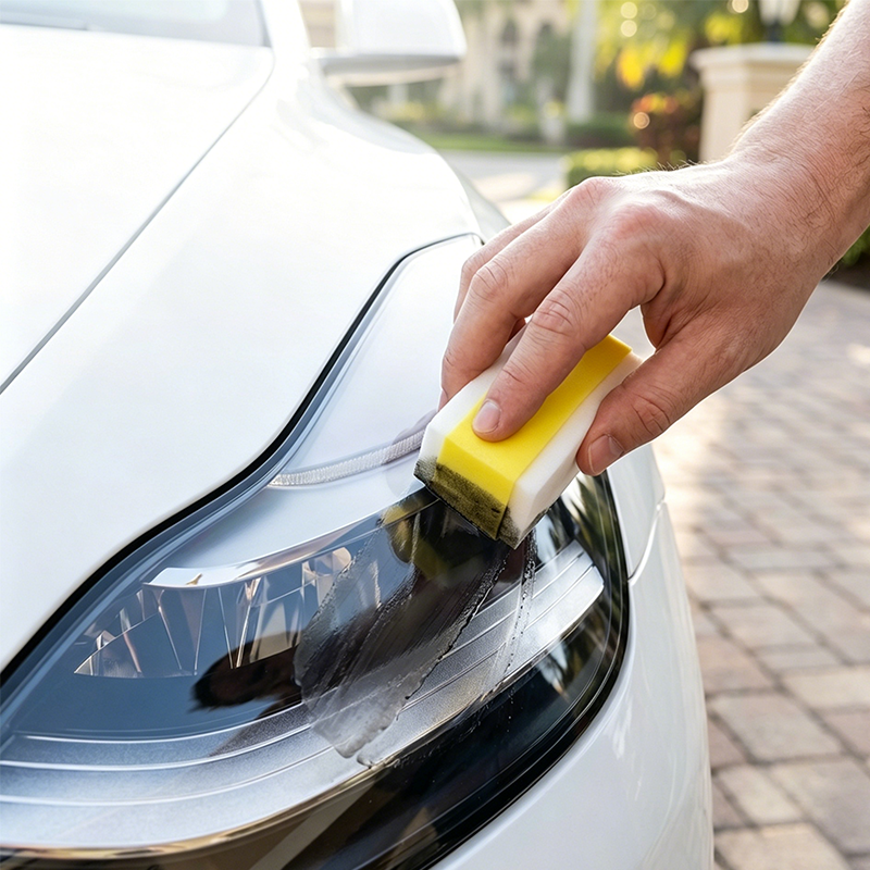 🚗 LIMITED-TIME 50% OFF! 💥 Ultimate Headlight Renovation Liquid – Removes Yellowing, UV Protection, Kit Included ✨