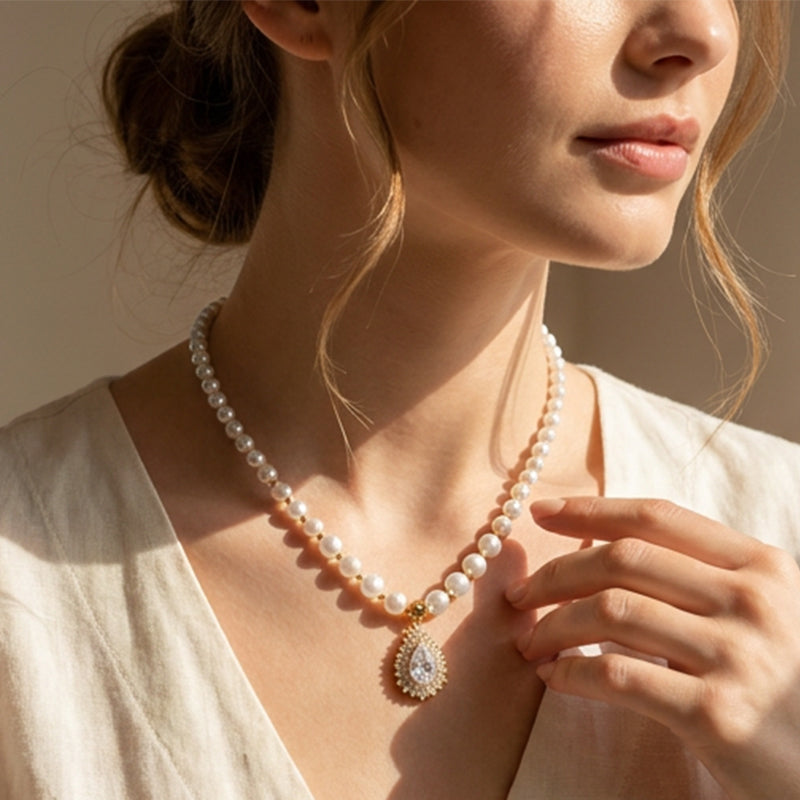 📢📢50% OFF !! ⏰Women’s Vintage Style Pearl Necklace