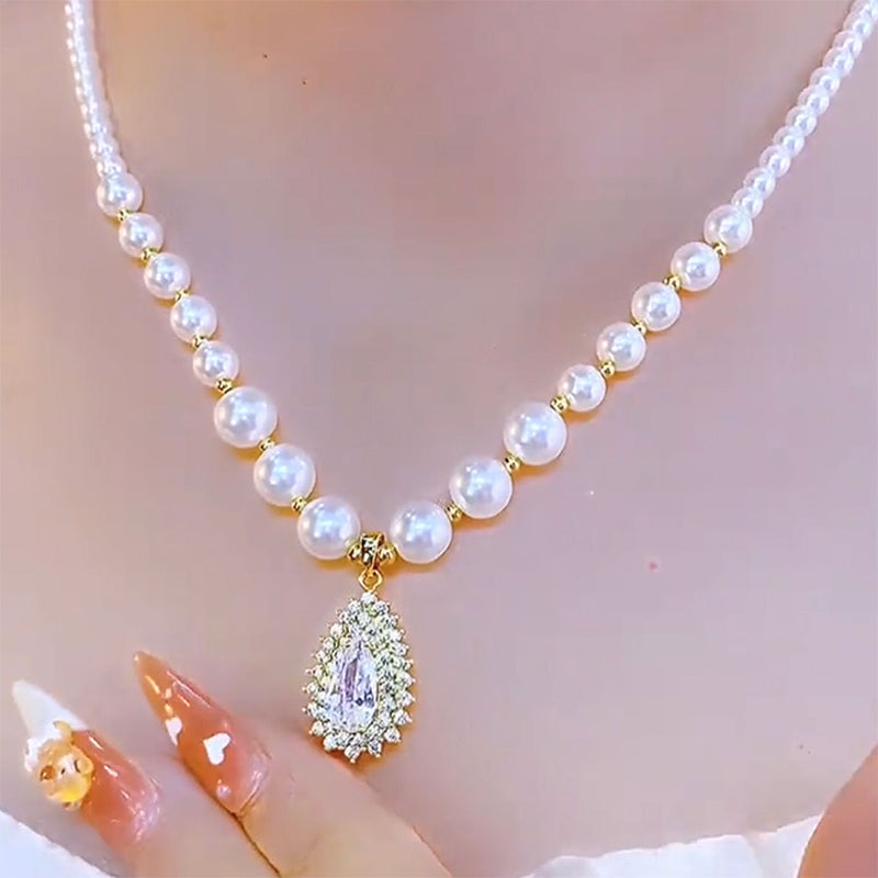 📢📢50% OFF !! ⏰Women’s Vintage Style Pearl Necklace