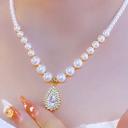 📢📢50% OFF !! ⏰Women’s Vintage Style Pearl Necklace