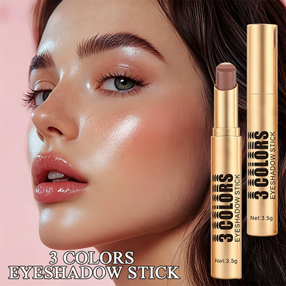 💄 LIMITED-TIME 50% OFF! 💥 3-in-1 Gradient Eyeshadow Stick – One-Swipe, Waterproof, Curved Nib ✨