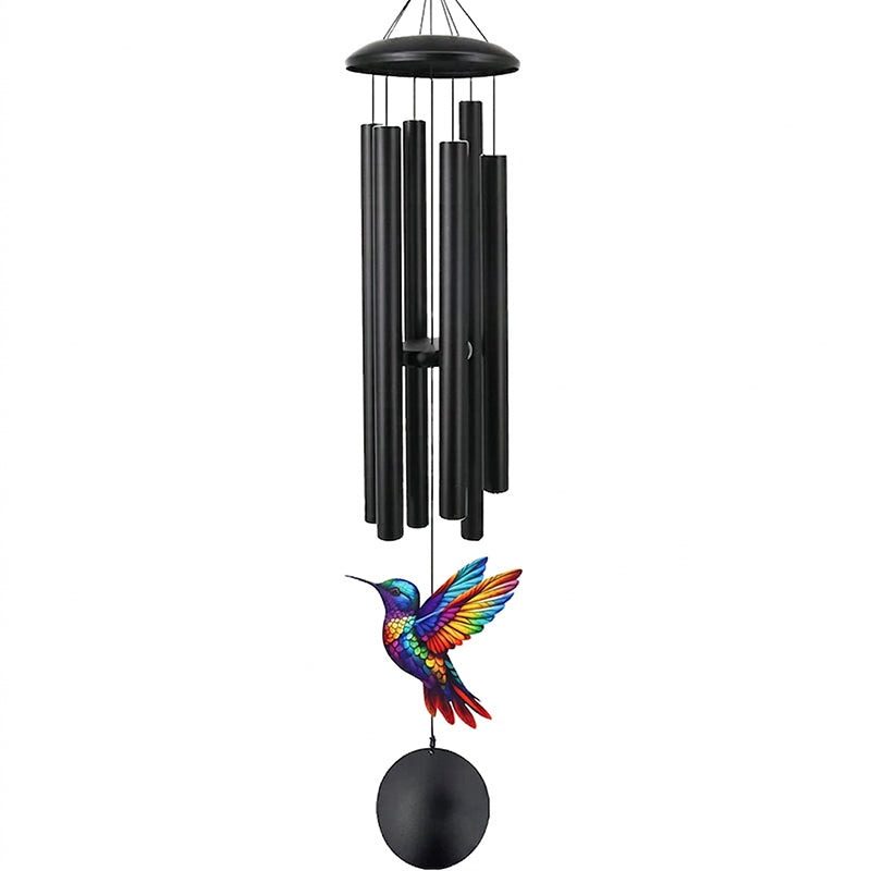 🎵Vintage Metal Memorial Wind Chimes – Soothing Melody, Rust-Resistant Aluminum, Retro Design ✨