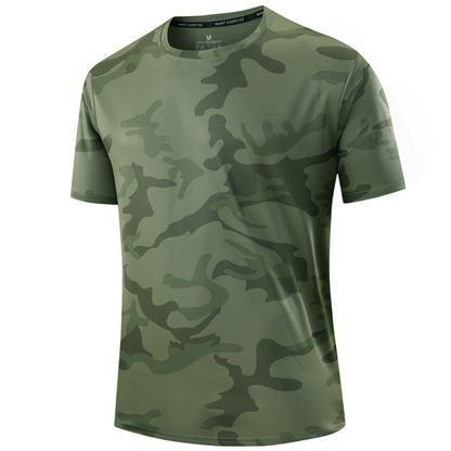 Men's Quick Dry Camouflage Sports T-Shirt
