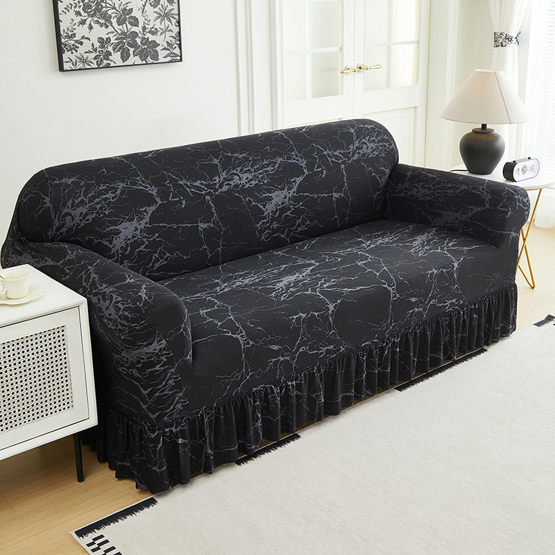📢📢50% OFF !! ⏰High-Stretch Sofa Slipcover – Ruffled Hem & Full Protection