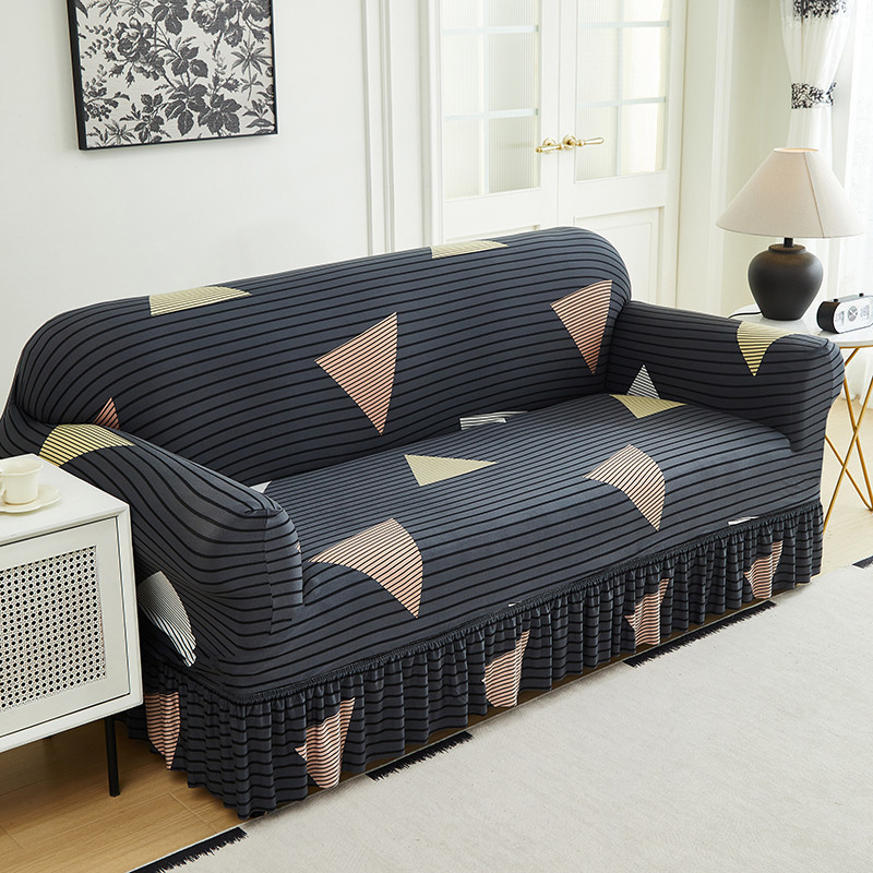 📢📢50% OFF !! ⏰High-Stretch Sofa Slipcover – Ruffled Hem & Full Protection