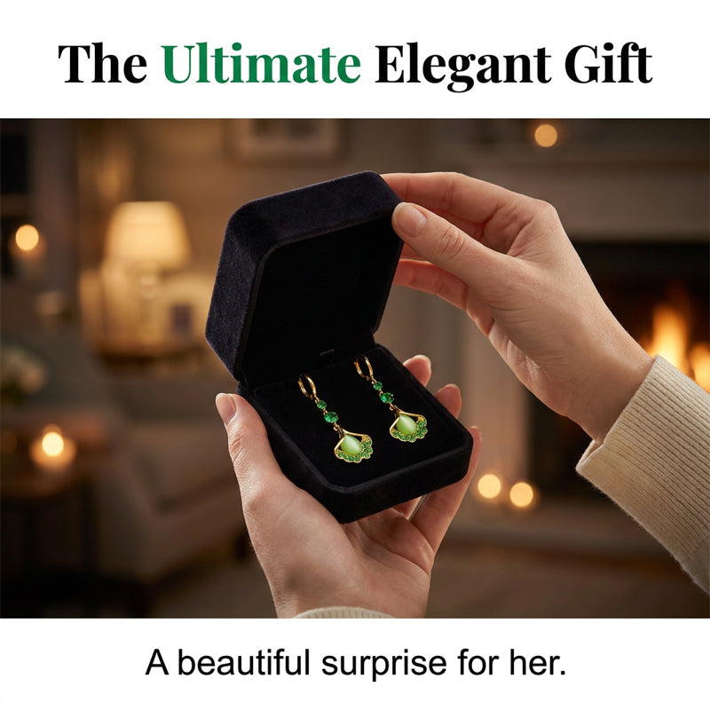 🌸 50% OFF NOW! 🌸Elegant Ginkgo Leaf Tassel Earrings