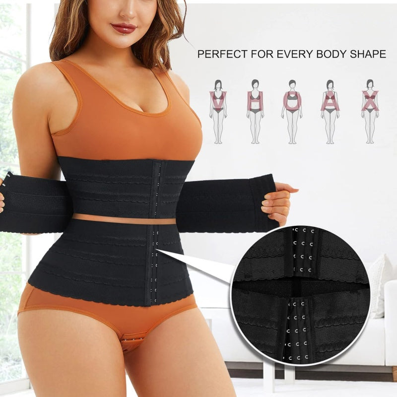 👙 LIMITED-TIME 50% OFF! 💥 Women's Adjustable Waist Trainer Corset – Tummy Control, Breathable, Hourglass Shape ✨