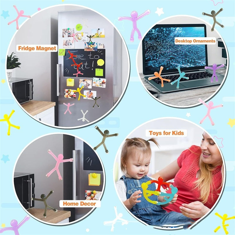 ✨ Magnetic Creative Figures – Strong joints, stress-relief & versatile – Perfect for fridge, desk or display 🧩