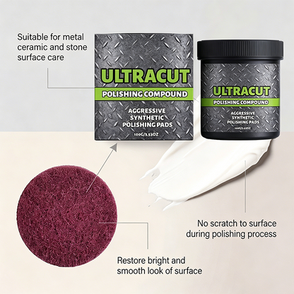 💥 LIMITED-TIME 50% OFF! ✨ All-in-One Surface Restoration Polish with Pad – Multi-Surface, Scratch Removal, Protective Shield 💎