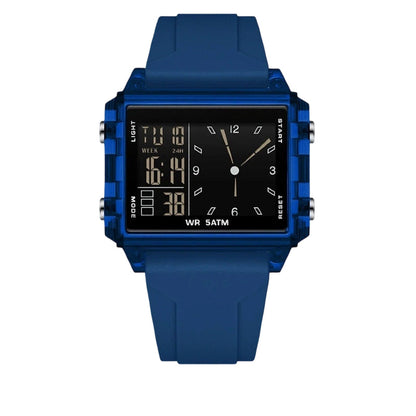 ⌚ LIMITED-TIME 50% OFF! 💥 Water Resistant Transparent Digital Watch – 50M, Luminous, Hybrid Display ✨