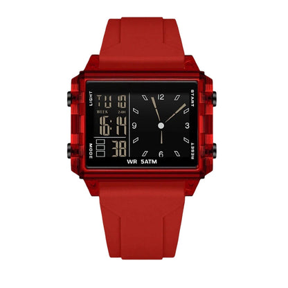 ⌚ LIMITED-TIME 50% OFF! 💥 Water Resistant Transparent Digital Watch – 50M, Luminous, Hybrid Display ✨