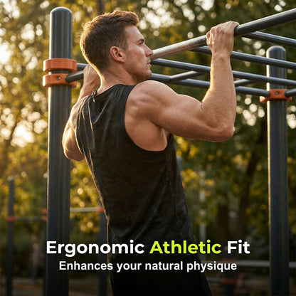 💪 LIMITED-TIME 50% OFF! 💥 Men's Breathable Camo Athletic Tank Top – Lightweight, Moisture-Wicking, Loose Fit ✨