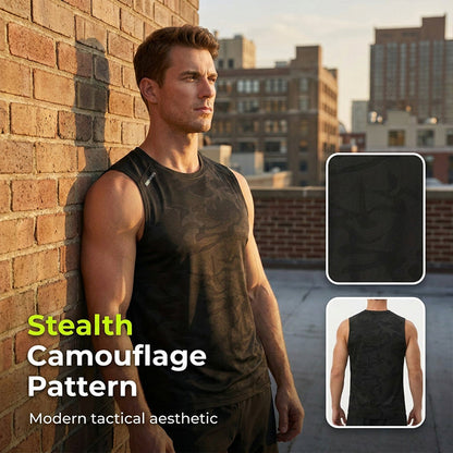 💪 LIMITED-TIME 50% OFF! 💥 Men's Breathable Camo Athletic Tank Top – Lightweight, Moisture-Wicking, Loose Fit ✨