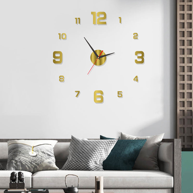 🕰️ LIMITED-TIME 50% OFF! 💥 3D DIY Luminous Acrylic Wall Clock Set – Silent Movement, Drill-Free, Custom Size ✨
