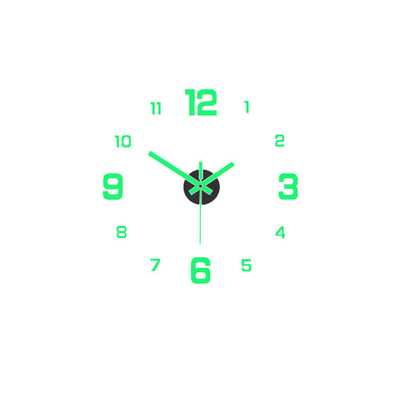 🕰️ LIMITED-TIME 50% OFF! 💥 3D DIY Luminous Acrylic Wall Clock Set – Silent Movement, Drill-Free, Custom Size ✨