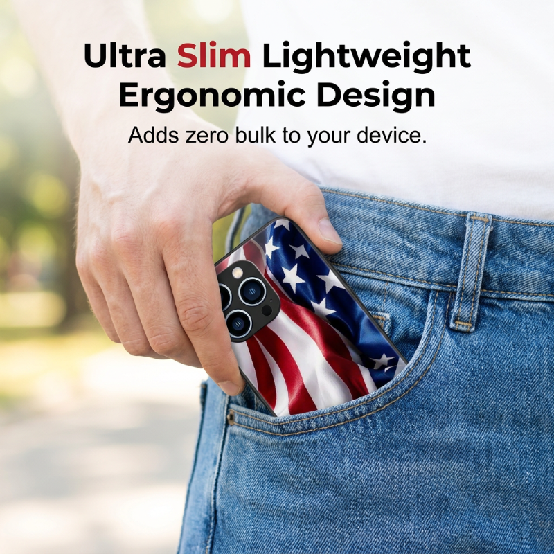 ⏳Limited-time 50% off⏰Vibrant Patriotic Glass Phone Case📱🎏
