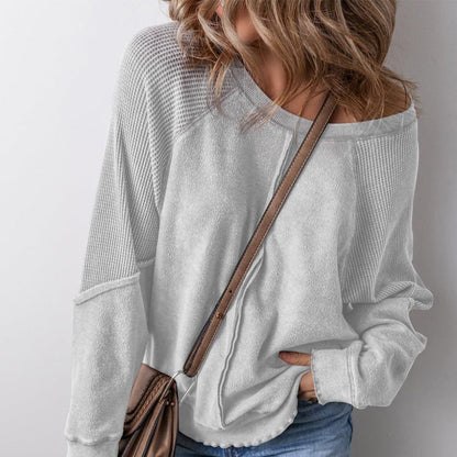 📢📢33% OFF !! ⏰Women’s Casual Round Neck & Long Sleeve Top