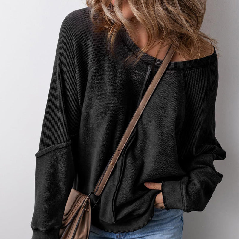 📢📢33% OFF !! ⏰Women’s Casual Round Neck & Long Sleeve Top