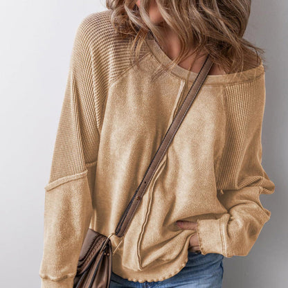 📢📢33% OFF !! ⏰Women’s Casual Round Neck & Long Sleeve Top