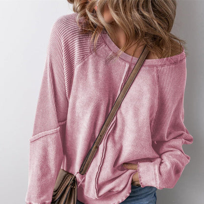 📢📢33% OFF !! ⏰Women’s Casual Round Neck & Long Sleeve Top