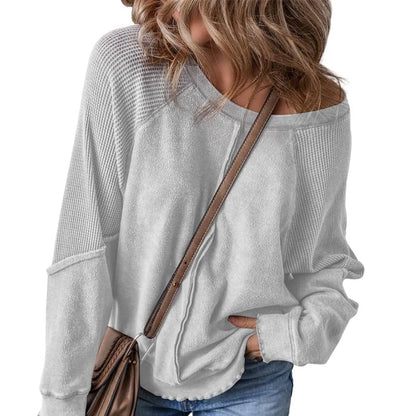 📢📢33% OFF !! ⏰Women’s Casual Round Neck & Long Sleeve Top