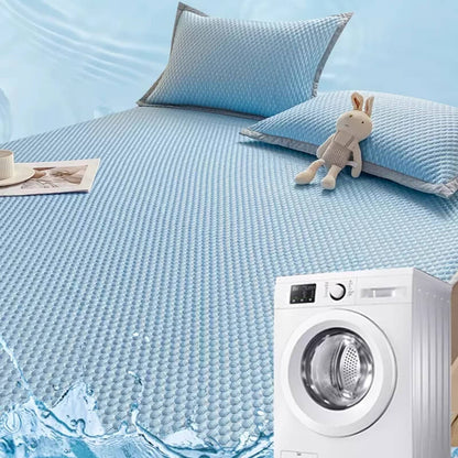 📢📢50% OFF !! ⏰Ice Silk Cool Mattress Fitted Sheet 2-pcs Sets