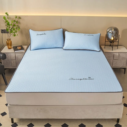 📢📢50% OFF !! ⏰Ice Silk Cool Mattress Fitted Sheet 2-pcs Sets