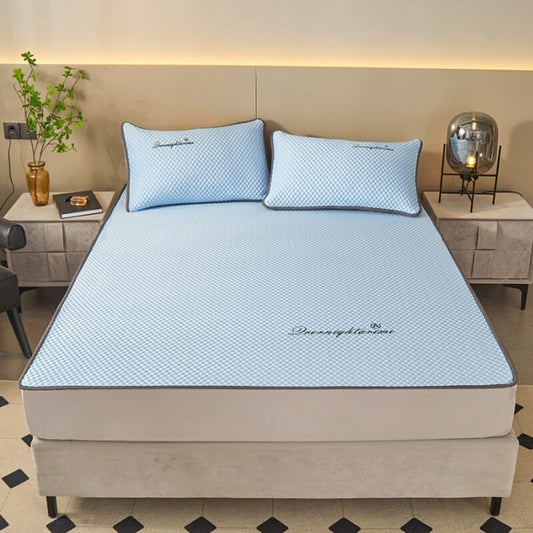 📢📢50% OFF !! ⏰Ice Silk Cool Mattress Fitted Sheet 2-pcs Sets