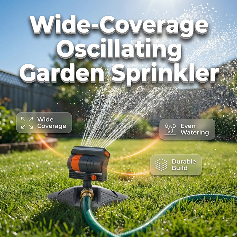 🔥 Wide-Coverage Automatic Rotating Garden Sprinkler – Oscillating Rain-Like Hydration for Lush Lawns 🌿