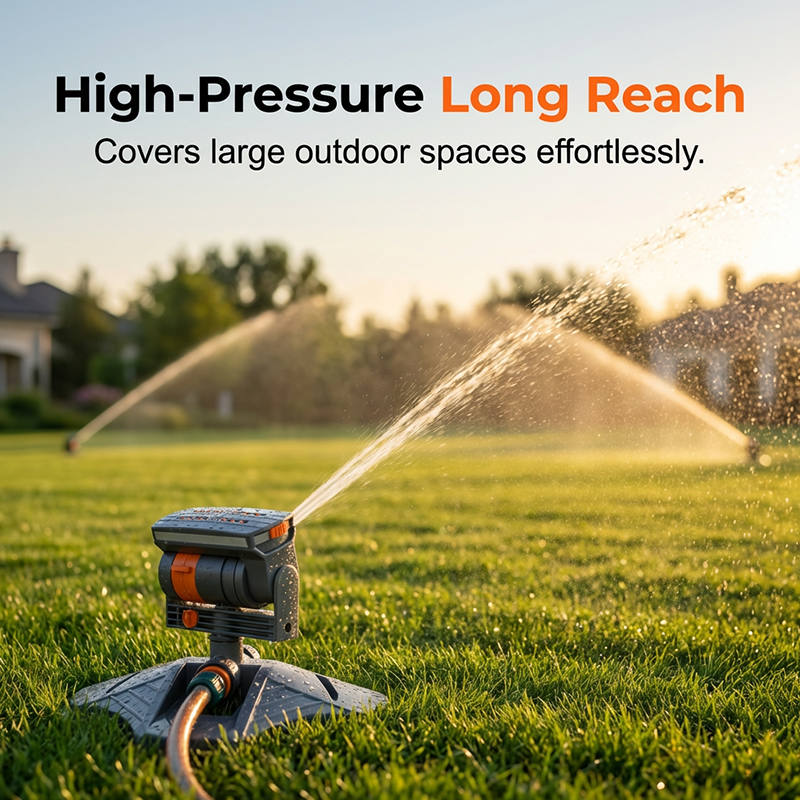 🔥 Wide-Coverage Automatic Rotating Garden Sprinkler – Oscillating Rain-Like Hydration for Lush Lawns 🌿