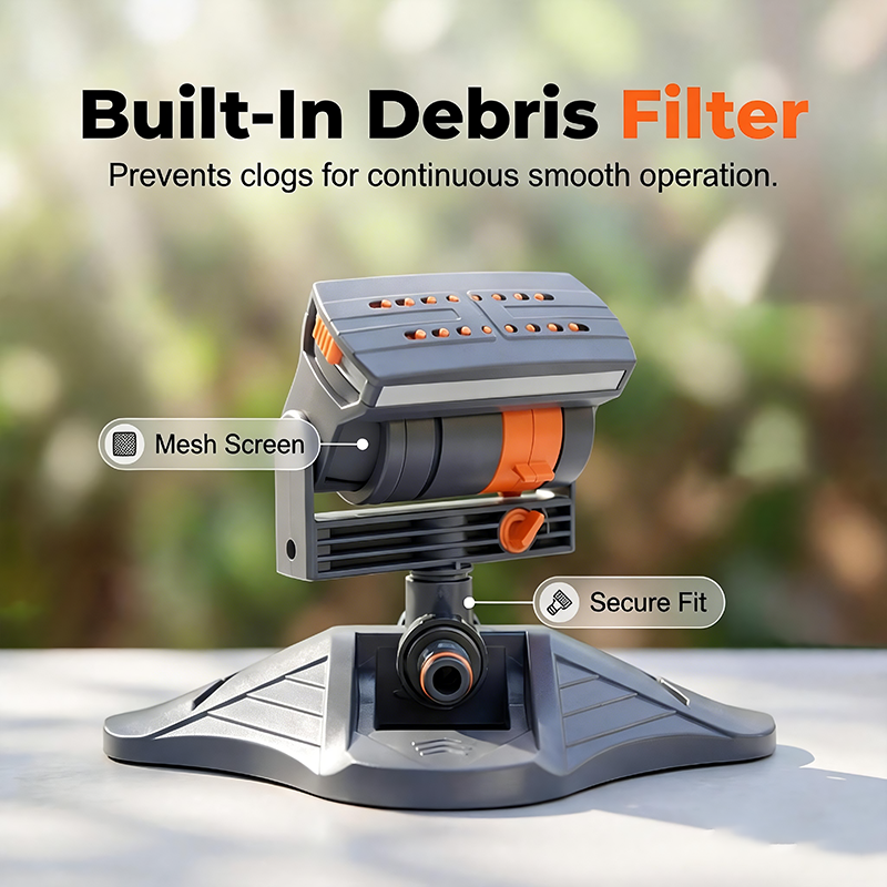 🔥 Wide-Coverage Automatic Rotating Garden Sprinkler – Oscillating Rain-Like Hydration for Lush Lawns 🌿