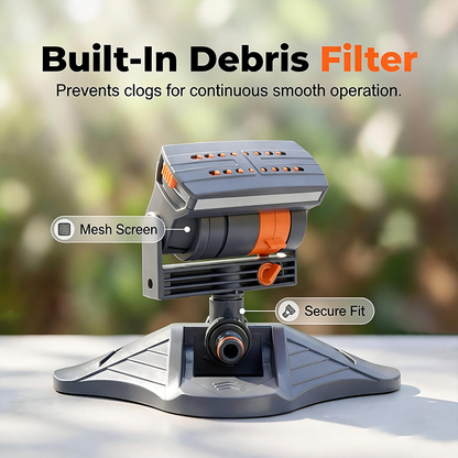 🔥 Wide-Coverage Automatic Rotating Garden Sprinkler – Oscillating Rain-Like Hydration for Lush Lawns 🌿