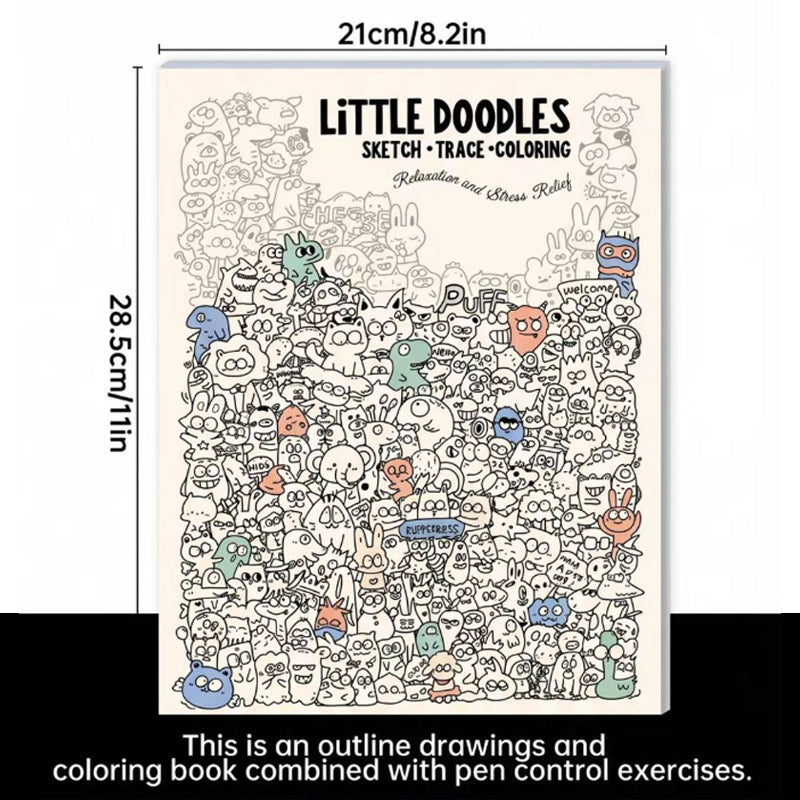 📢📢50% OFF !! ⏰Creative Doodle Art Coloring Book