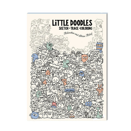 📢📢50% OFF !! ⏰Creative Doodle Art Coloring Book
