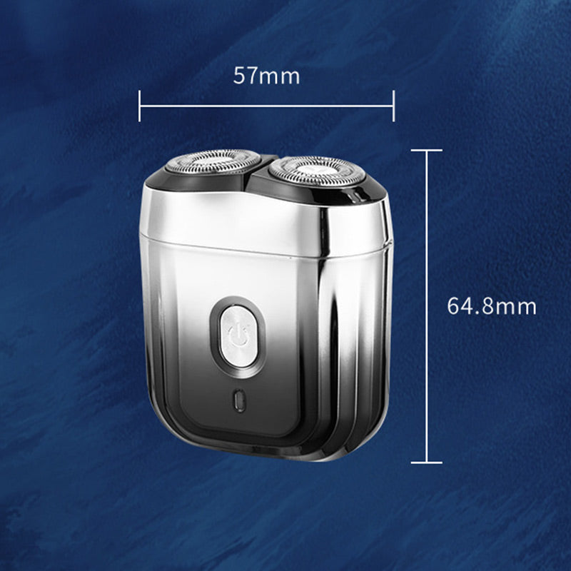 🔥50% OFF!🔥Mini Magnetism Dual Head Waterproof Electric Razor