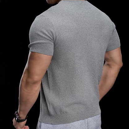 📢📢40% OFF !! ⏰Breathable V-Neck Knit Tee
