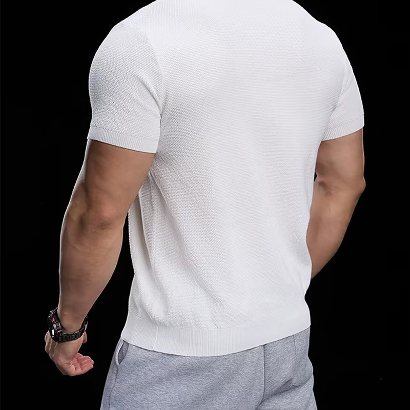 📢📢40% OFF !! ⏰Breathable V-Neck Knit Tee